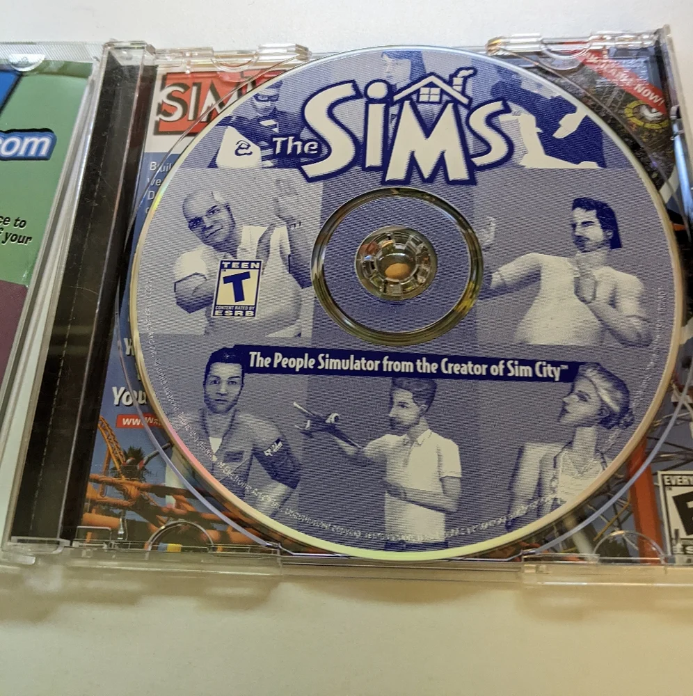 Bundle of 3 The Sims, House Party Expansion Pack,Sim City 3000 Unlimited